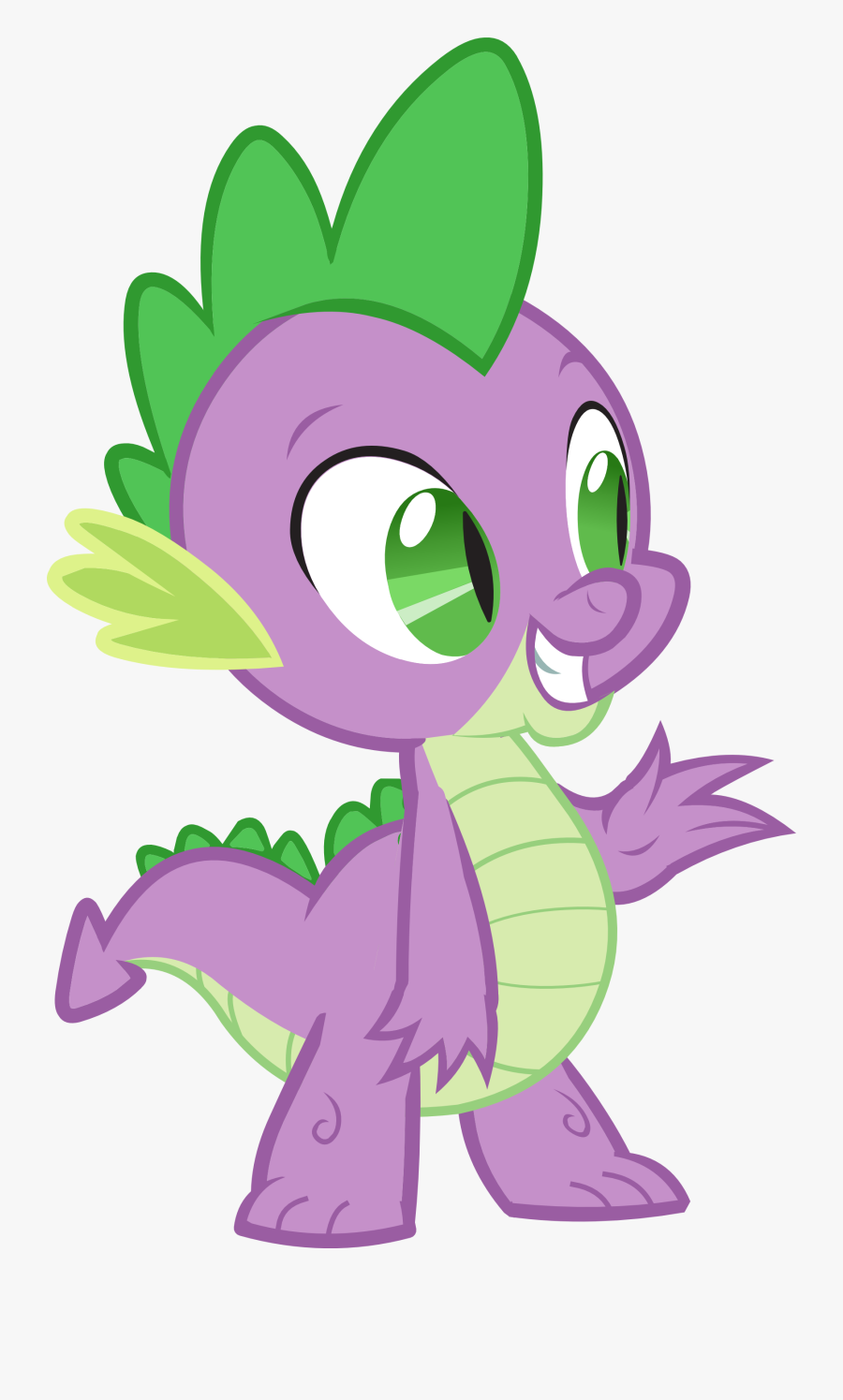 My Little Clipart Spike - Spike Mlp, Transparent Clipart