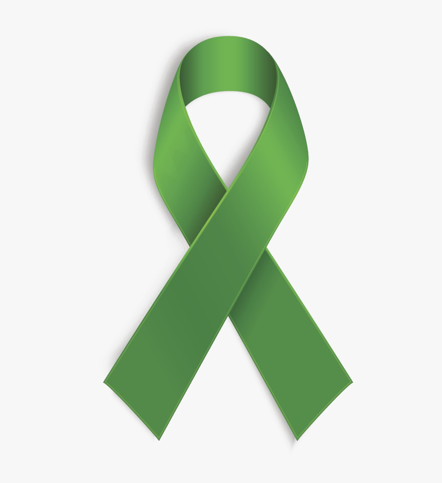 Green Ribbon Mental Health Awareness Ribbon Mental - Ribbon Mental Health Awareness Week, Transparent Clipart