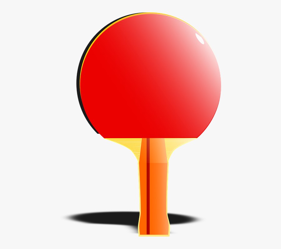 Bat, Sports, Ping-pong, Table Tennis, Playing, Game - Table Tennis Bat Animation, Transparent Clipart