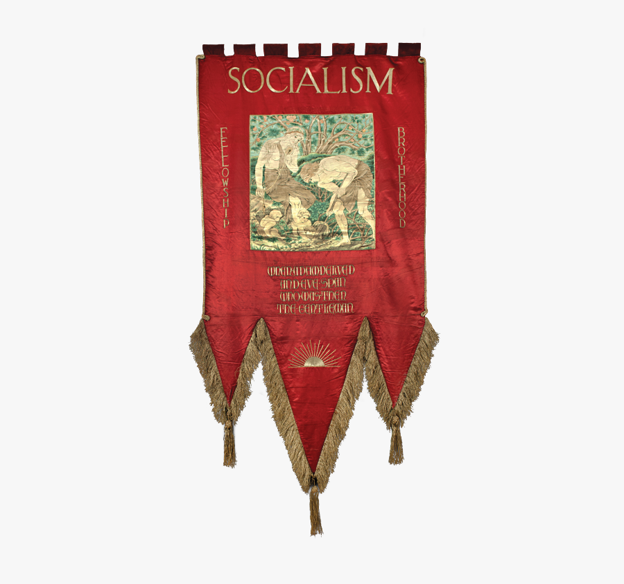 Socialist Banner Crafts Beautiful, Political Art, Hanging - Socialist Banner William Morris, Transparent Clipart