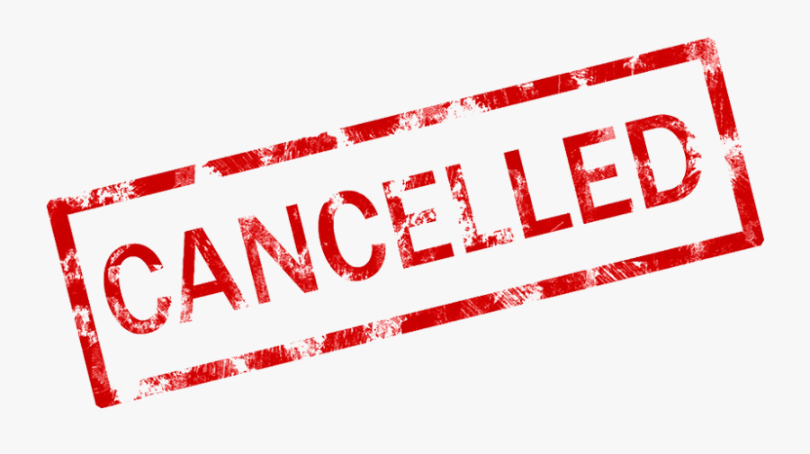 Canceled Stamp Png - Event Cancelled, Transparent Clipart