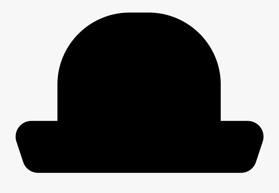 Hat Svg Bowler - Hat Svg, Transparent Clipart