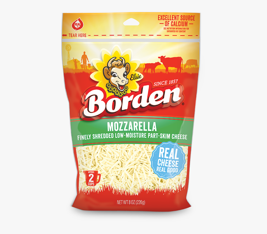 Shredded Cheese Png - Borden Cheese, Transparent Clipart