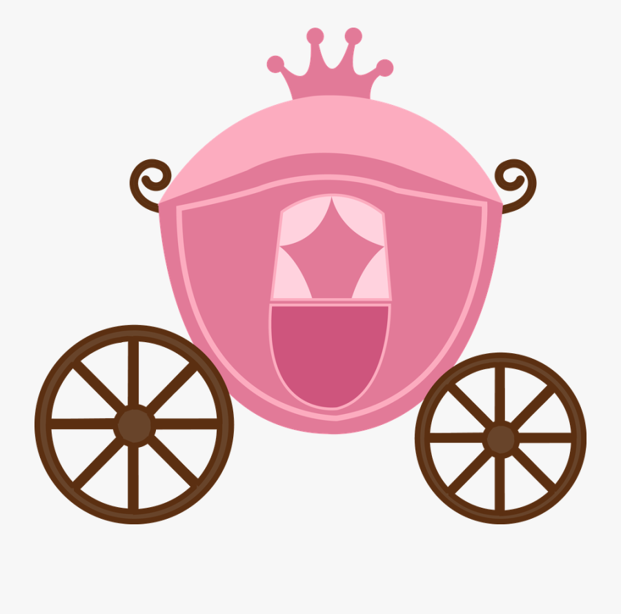 De Accesorios, Carruaje, Y Castillo De Princesas - Princess Carriage Clipart Png, Transparent Clipart