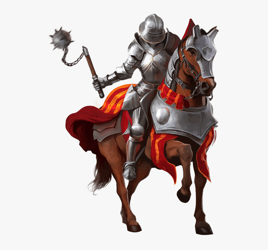 Knight Horse Png - Lords And Knights Units, Transparent Clipart