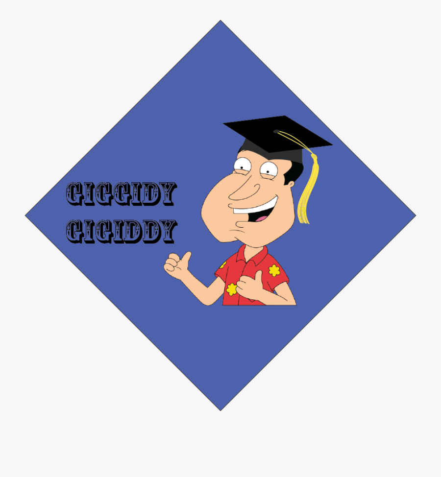 Family Guy Graduation Cap, Transparent Clipart