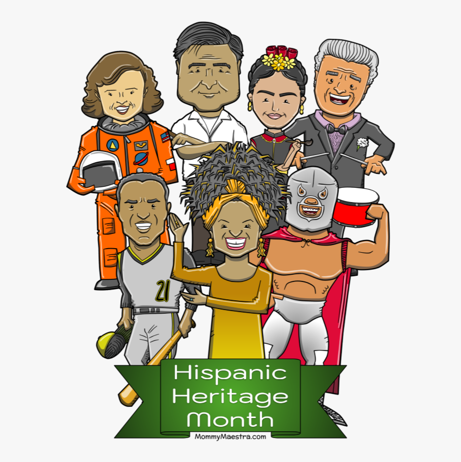 Spanish Heritage Month Booklet, Transparent Clipart