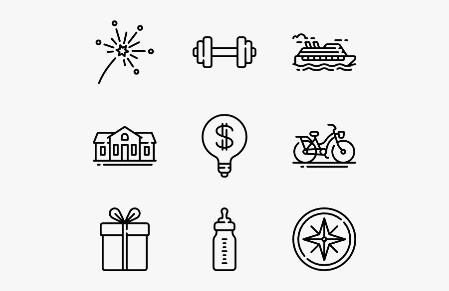 Icons Free New Years - New Year Resolution Icon, Transparent Clipart