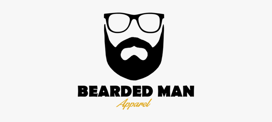 Clip Art Beard Logo - Man With Beard Logo, Transparent Clipart
