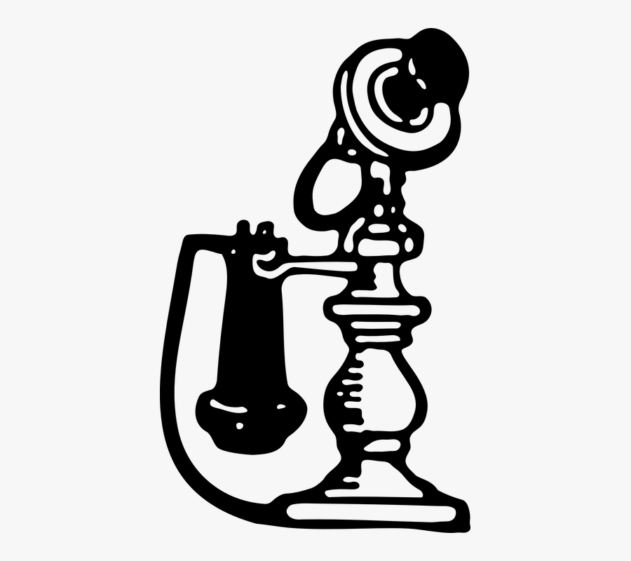 Phone Clipart Old Fashion - Candlestick Telephone Clipart, Transparent Clipart