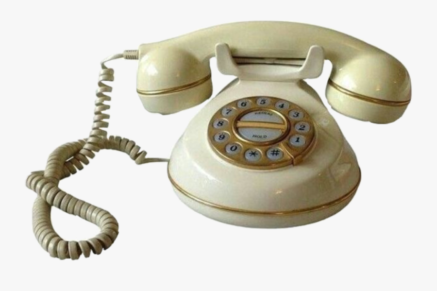 #phone #telephone #old #vintage #aesthetic - Transparent Vintage Aesthetic Png, Transparent Clipart