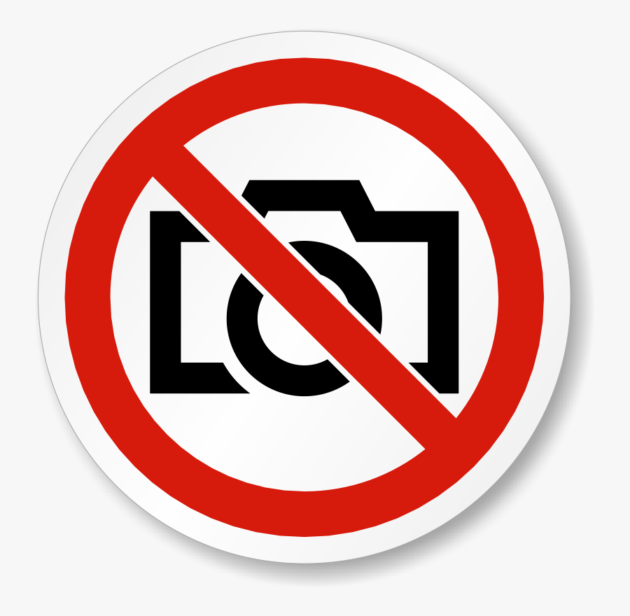 Free Download No Cell Phone Camera Sign Clipart Mobile - No Camera Sign, Transparent Clipart