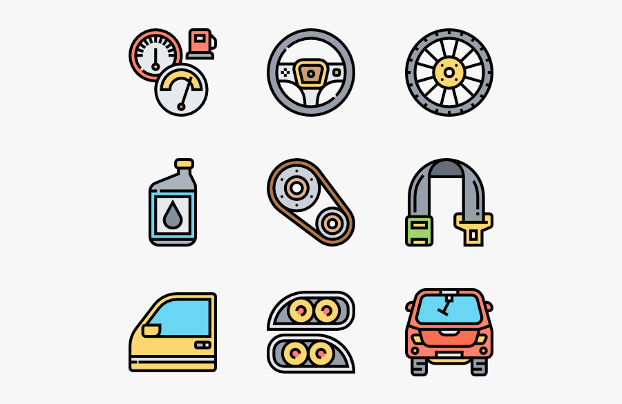 Car Parts, Transparent Clipart