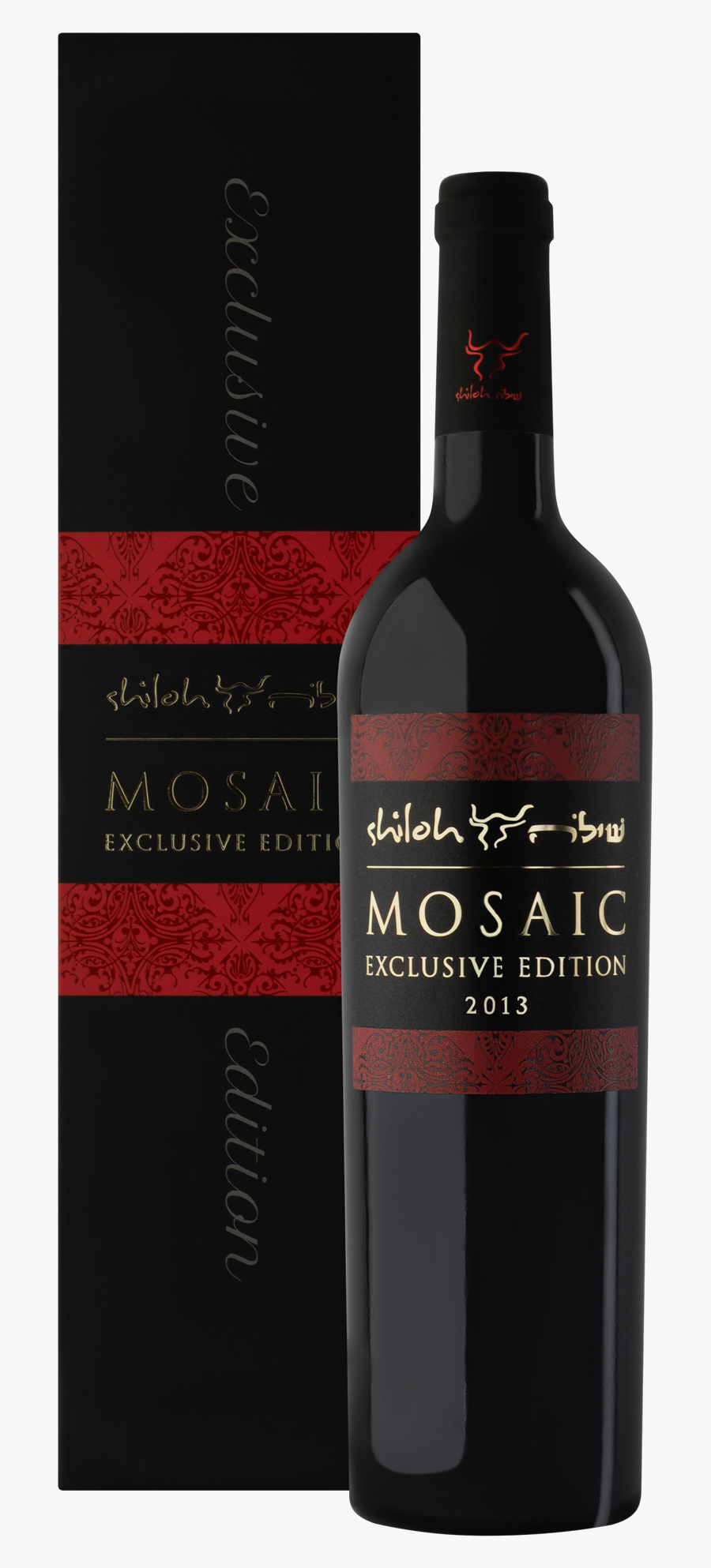 Clip Art Mosaic Wine - Shiloh Mosaic Exclusive Edition, Transparent Clipart