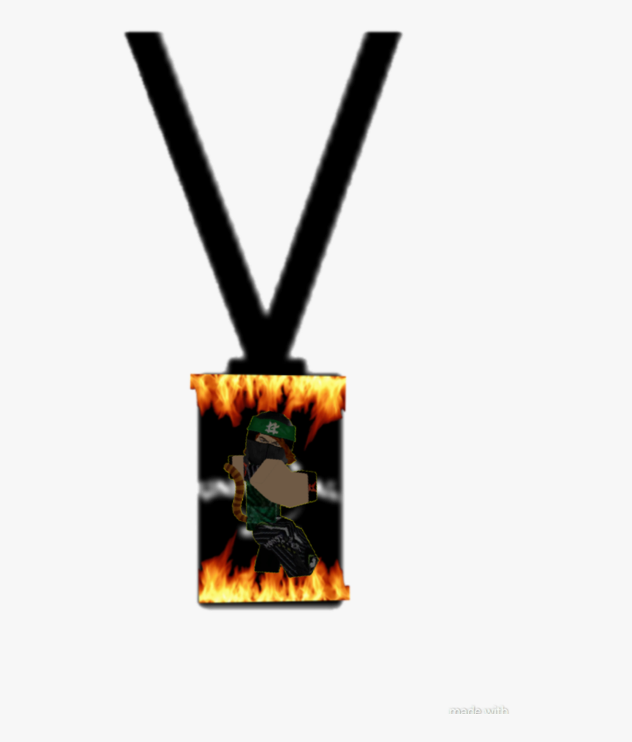 #roblox #universal #lanyard #fire @jugamer12 🔥🔥🔥🔥 - Medal, Transparent Clipart