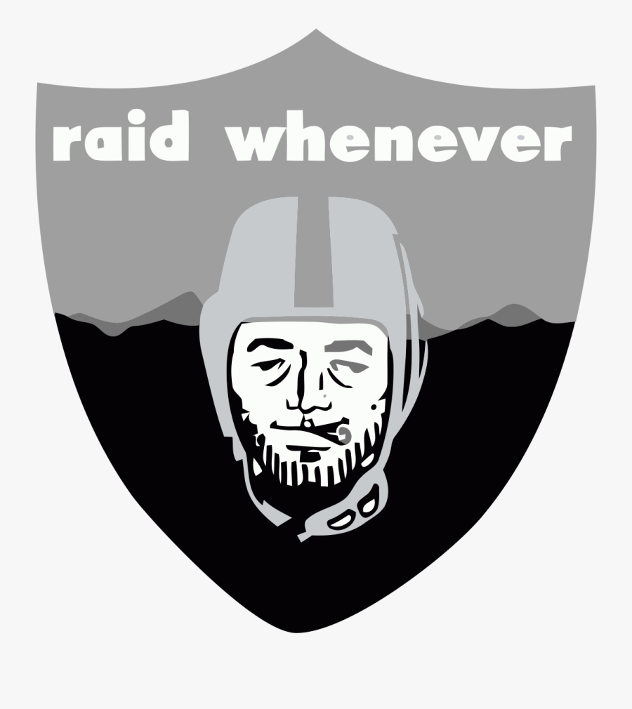 Oakland Raiders Clip Art - Oakland Raiders Logo Smoking, Transparent Clipart