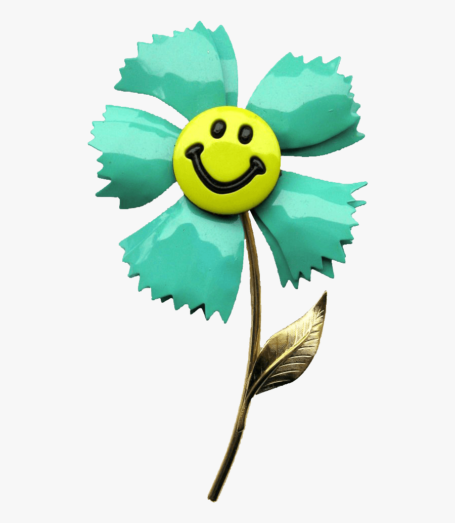 Smiley Face Flower Clipart - Clip Art Free Flower Faces, Transparent Clipart