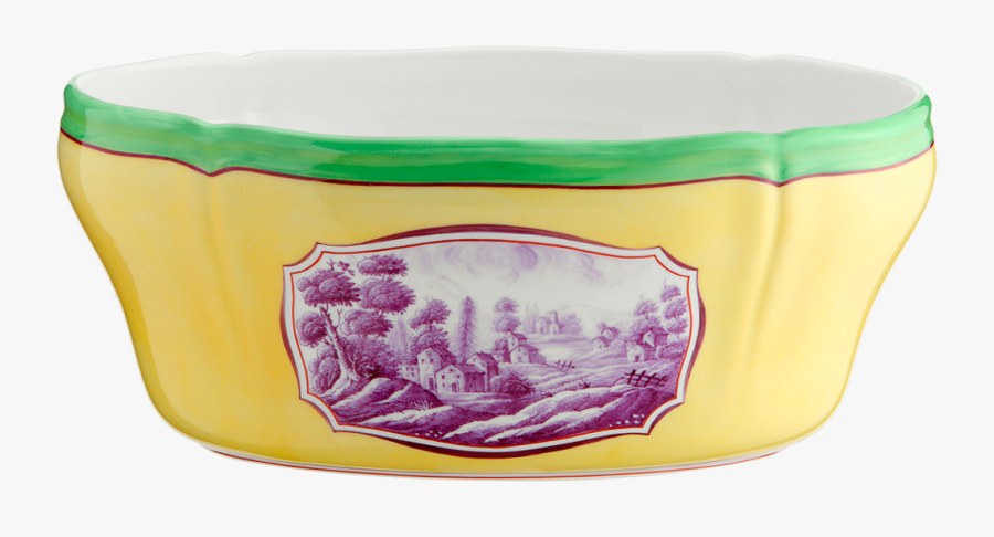 Salad Bowl Toscana Citrino - Porcelain, Transparent Clipart
