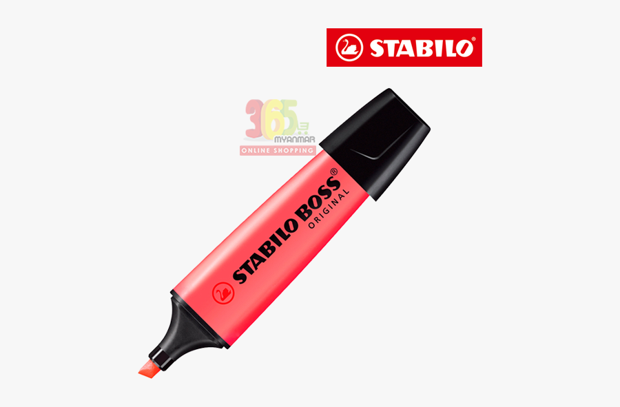 Clip Art Stabilo Boss Marker Pen - Stabilo Boss, Transparent Clipart