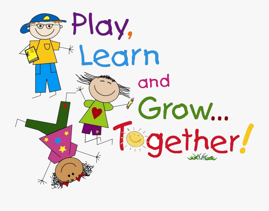 Kids Transparent Preschool - Play Learn And Grow Together, Transparent Clipart