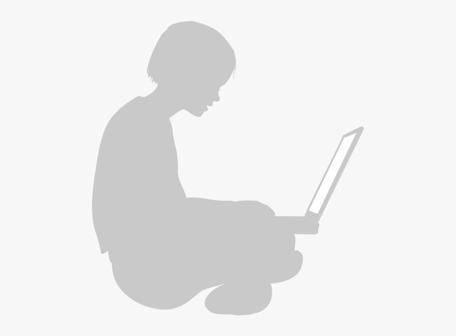 Join Our Mailing List - Child Sitting Silhouette, Transparent Clipart