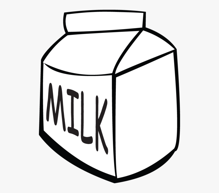 Milk Carton Clipart Black And White , Free Transparent Clipart - ClipartKey