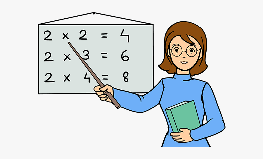 Teacher Clipart Drawing - Teacher For Drawing Easy, Transparent Clipart