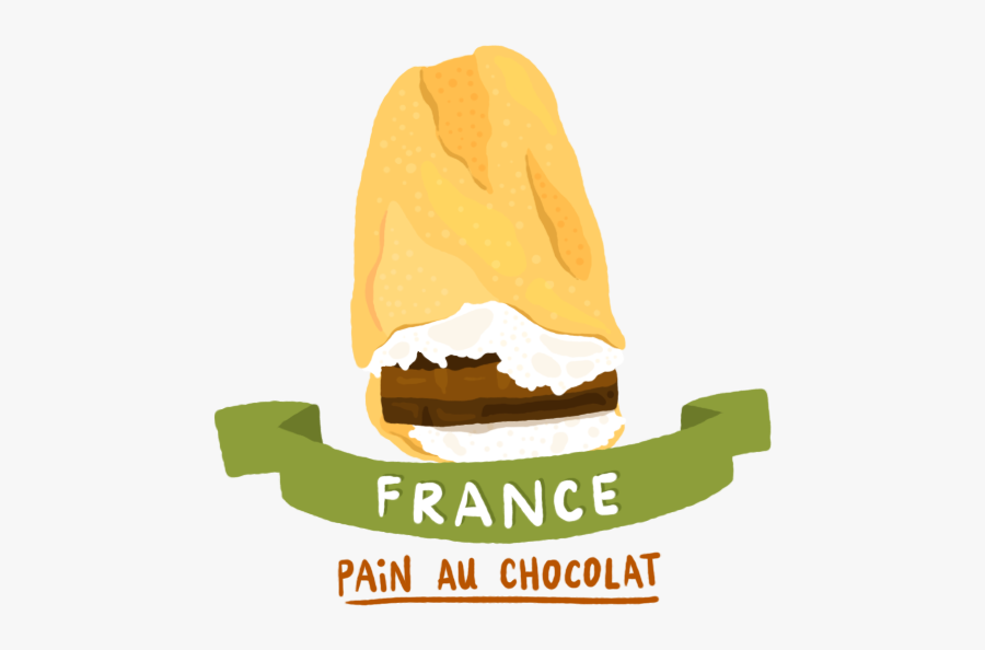 Pain Au Chocolat - Fast Food, Transparent Clipart