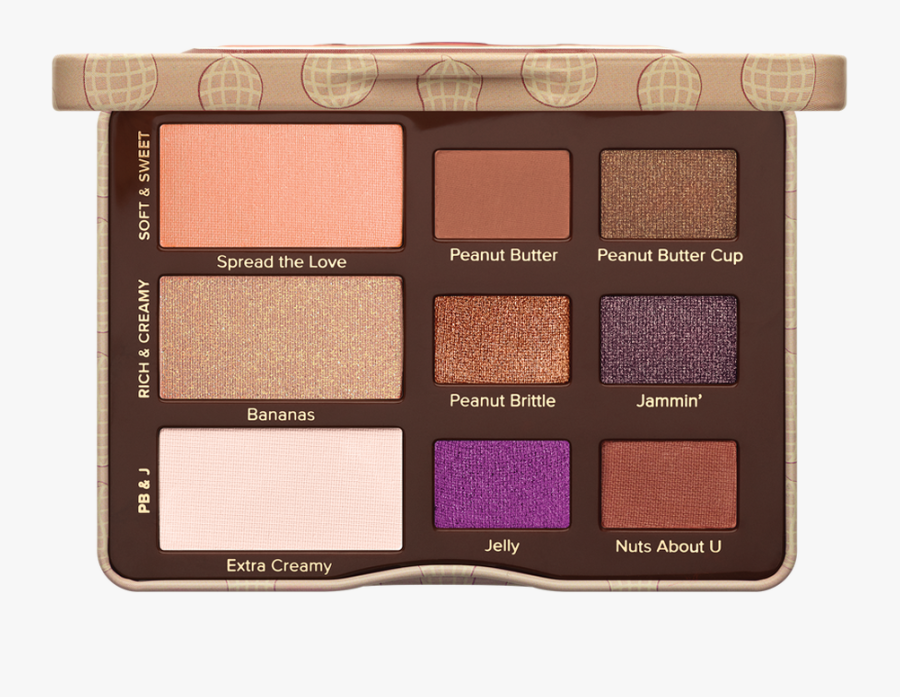 Peanut Butter And Jelly Eyeshadow Palette - Too Faced Peanut Butter And Jelly, Transparent Clipart