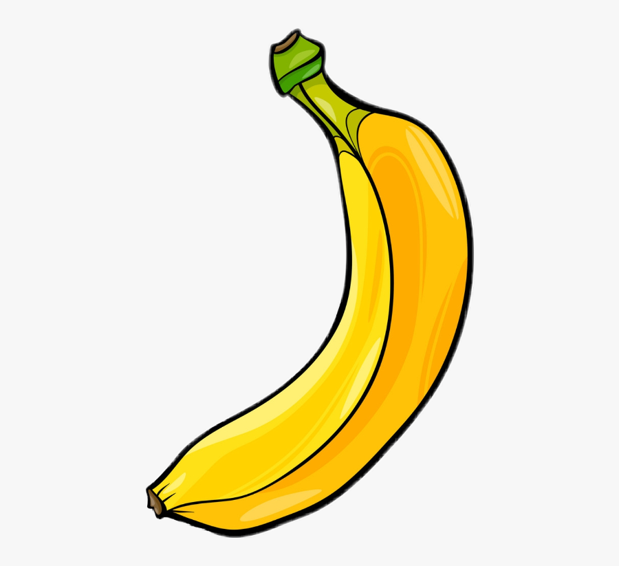 Bananas Yellow Banana Fruit Fruitstickers Freetoedit - Cartoon Images Of Banana, Transparent Clipart