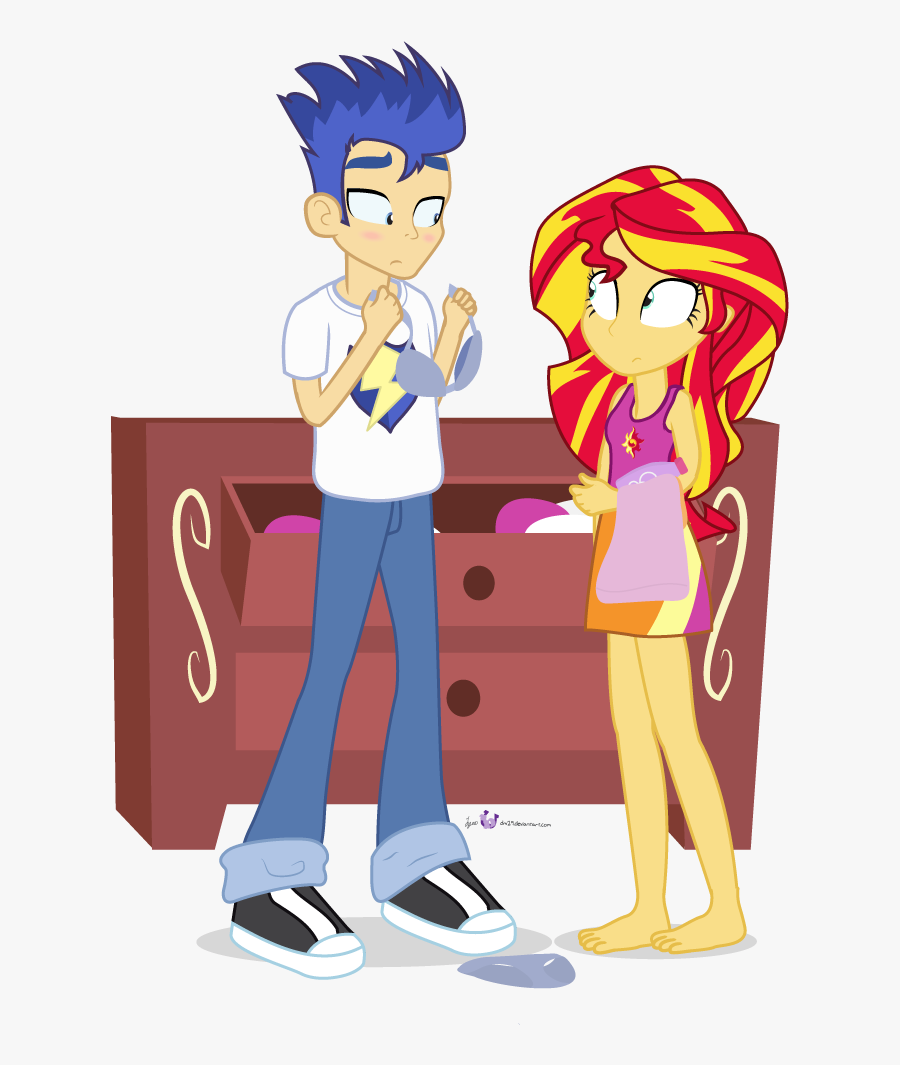 Artist Dm Barefoot - Sunset Shimmer Y Flash Equestria Girls , Free ...