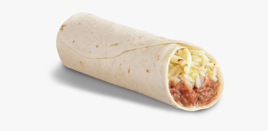 Burrito Bean And Cheese, Transparent Clipart