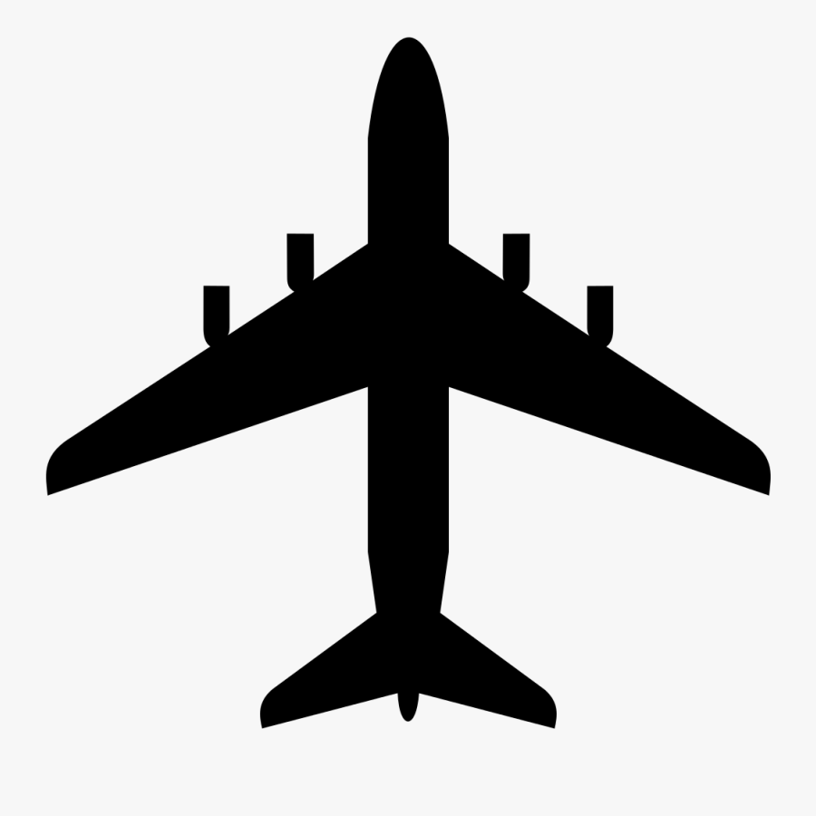 Airplane Jet Aircraft Silhouette Flight Cc0 - Antonov An 225 Vs An 124, Transparent Clipart