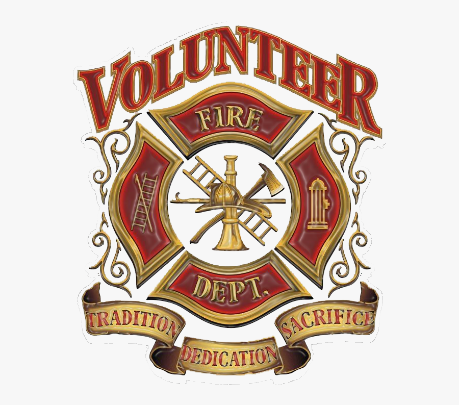 Transparent Fire Fighter Clipart - Volunteer Fire Department Emblem, Transparent Clipart