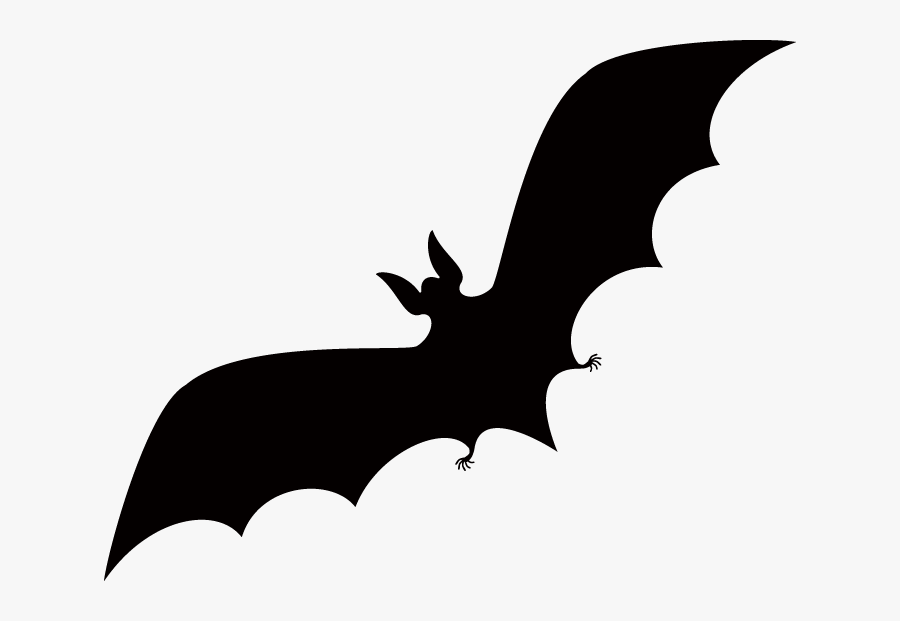 Halloween Bat Silhouette - Halloween Silhouette Clipart Free, Transparent Clipart