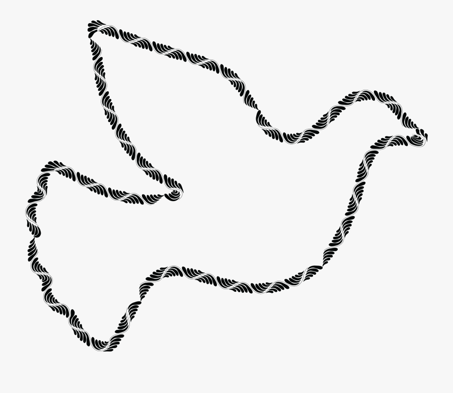 Columbidae Doves As Symbols Peace Symbols Drawing Cc0 - Clipart Of A Dove, Transparent Clipart