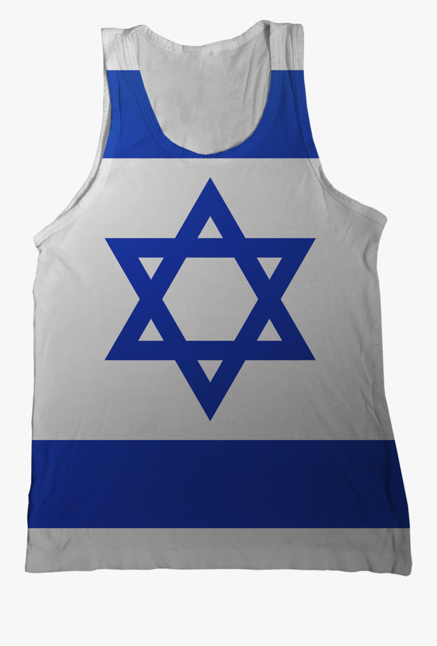 Israel Flag Tank Top - 10 Countries That Are Impossible To Invade, Transparent Clipart