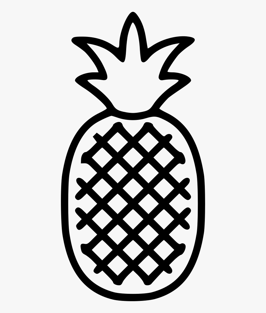 Download Svg Png Icon Free Easy Pineapple Outline Free Transparent Clipart Clipartkey