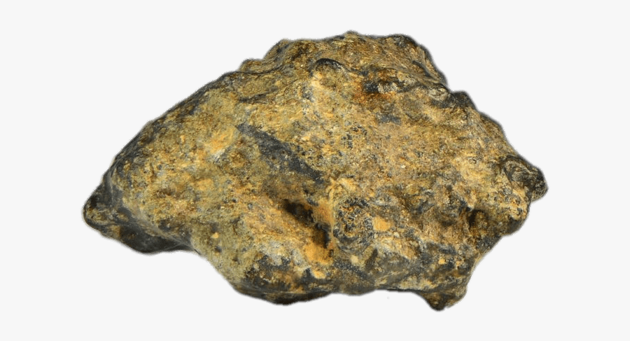 Yellow And Black Lunar Meteorite - Mineral, Transparent Clipart