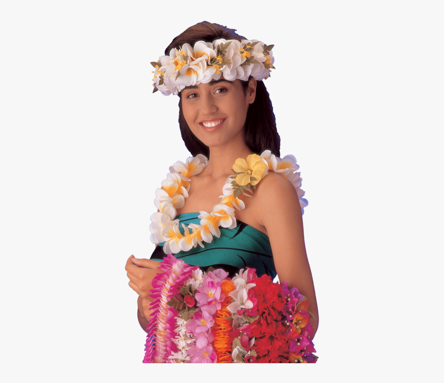Lei Girl - Hawaii, Transparent Clipart