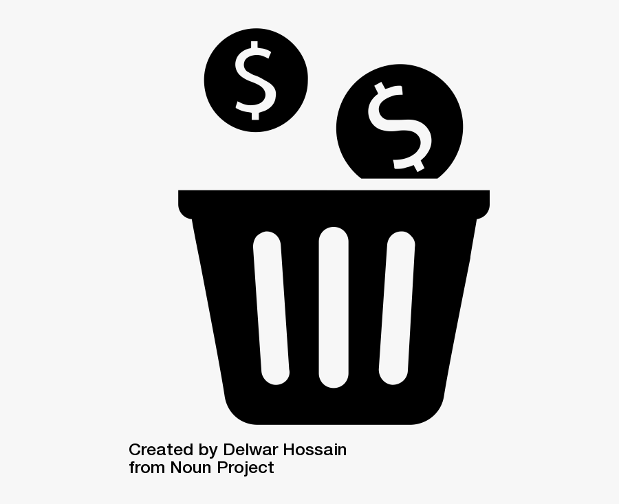 Transparent Law Clipart - Wasting Money Icon, Transparent Clipart