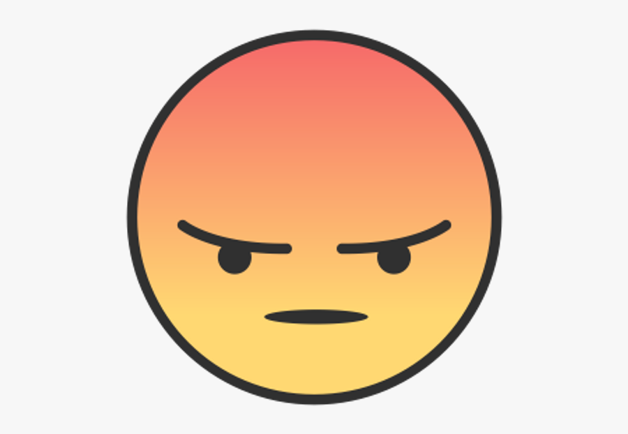 ##facebook #faces #emotions #emoji - Angry Emoji, Transparent Clipart