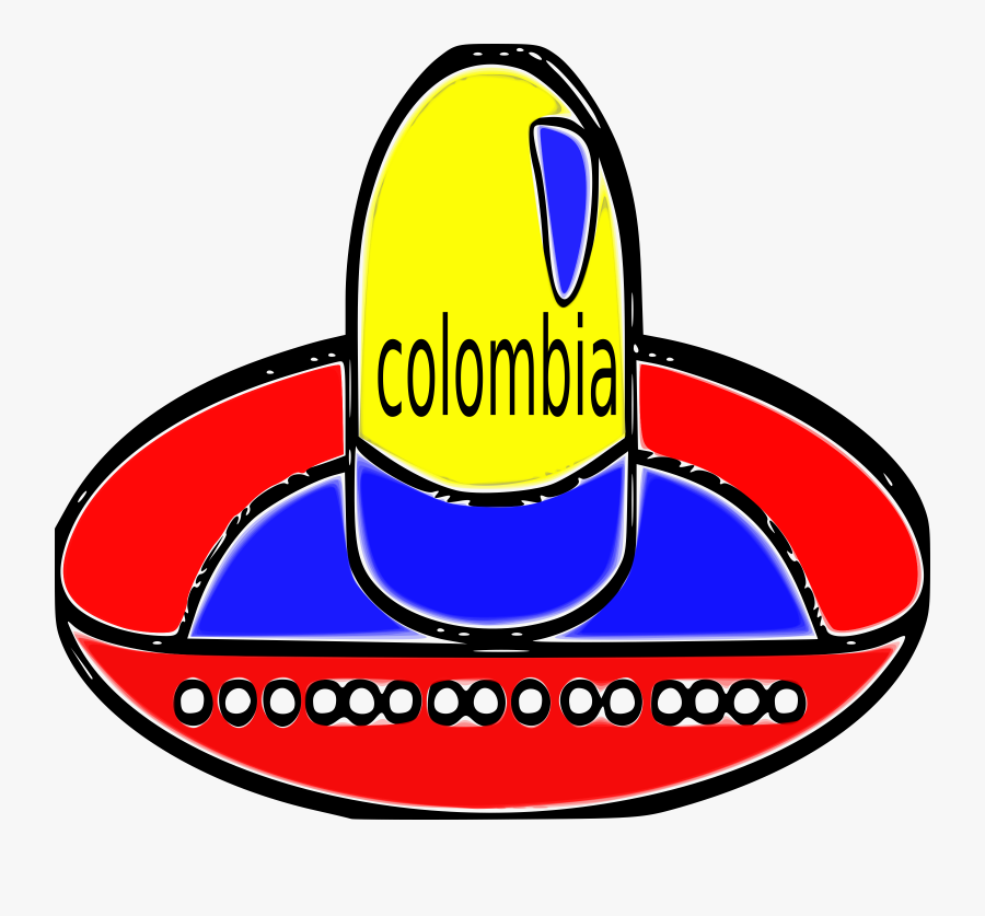 Transparent Maracas And Sombrero Clipart - Cliparts Colombian Hat, Transparent Clipart