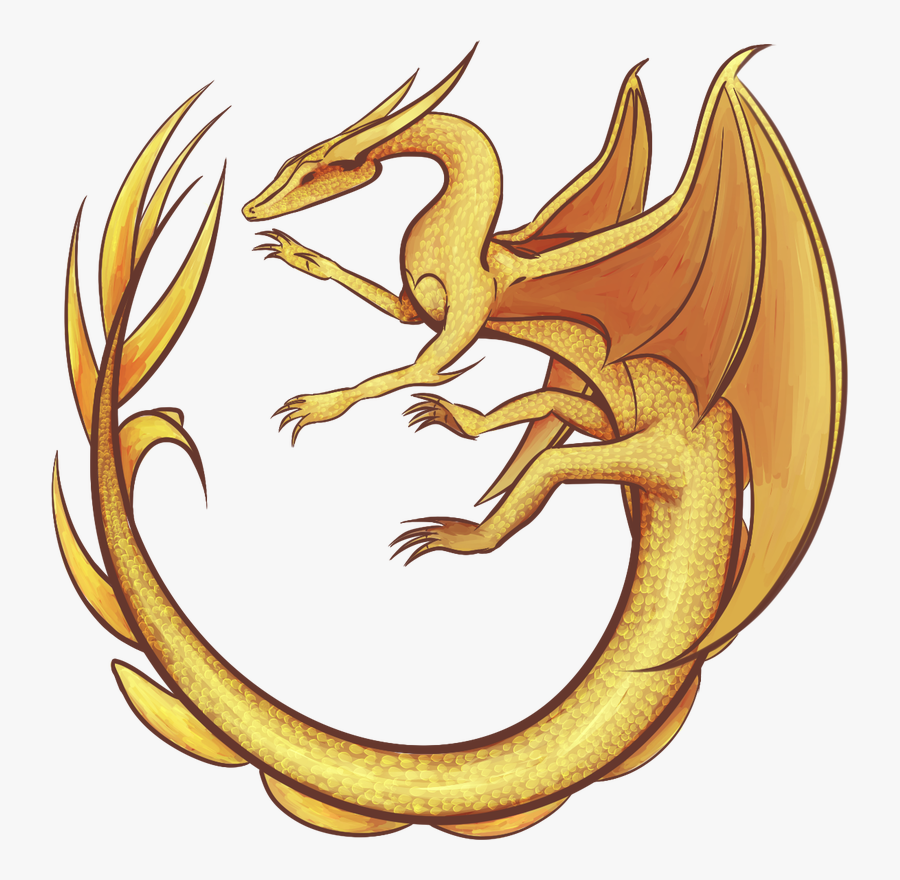 Transparent Dragon Clipart Free Download - Golden Dragon No Background, Transparent Clipart