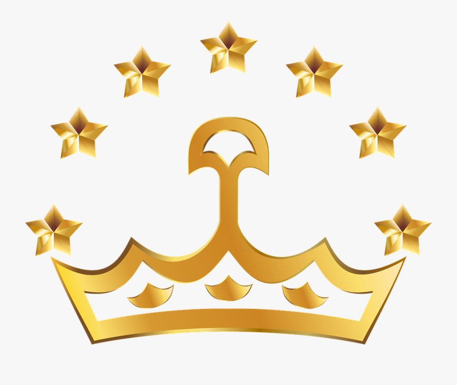 Transparent Star Crown Png, Transparent Clipart