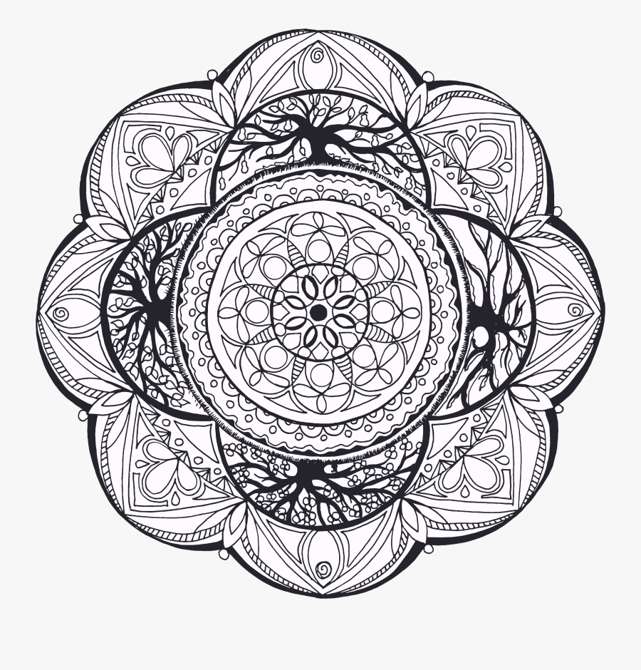 This Free Icons Png Design Of Hand Drawn- - Hand Drawn Mandala Png, Transparent Clipart