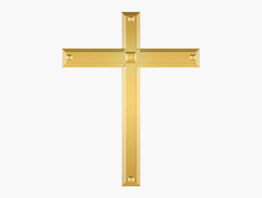 Christian Cross Png - Gold Crucifix Png, Transparent Clipart