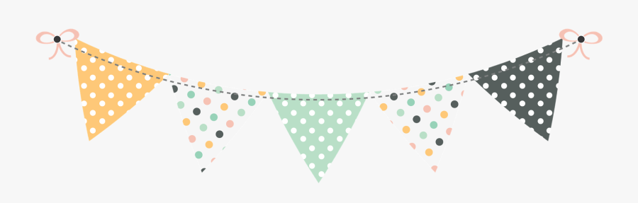 Cute Bunting Flags Png, Transparent Clipart