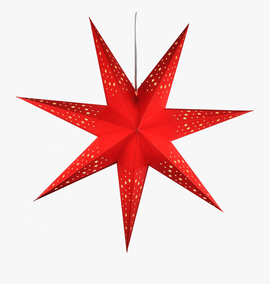 Red Star No Background - Christmas Star Lantern Png , Free Transparent ...