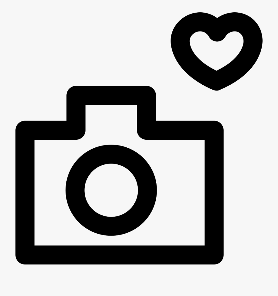 Png File Svg - Camera Love Icon Png, Transparent Clipart